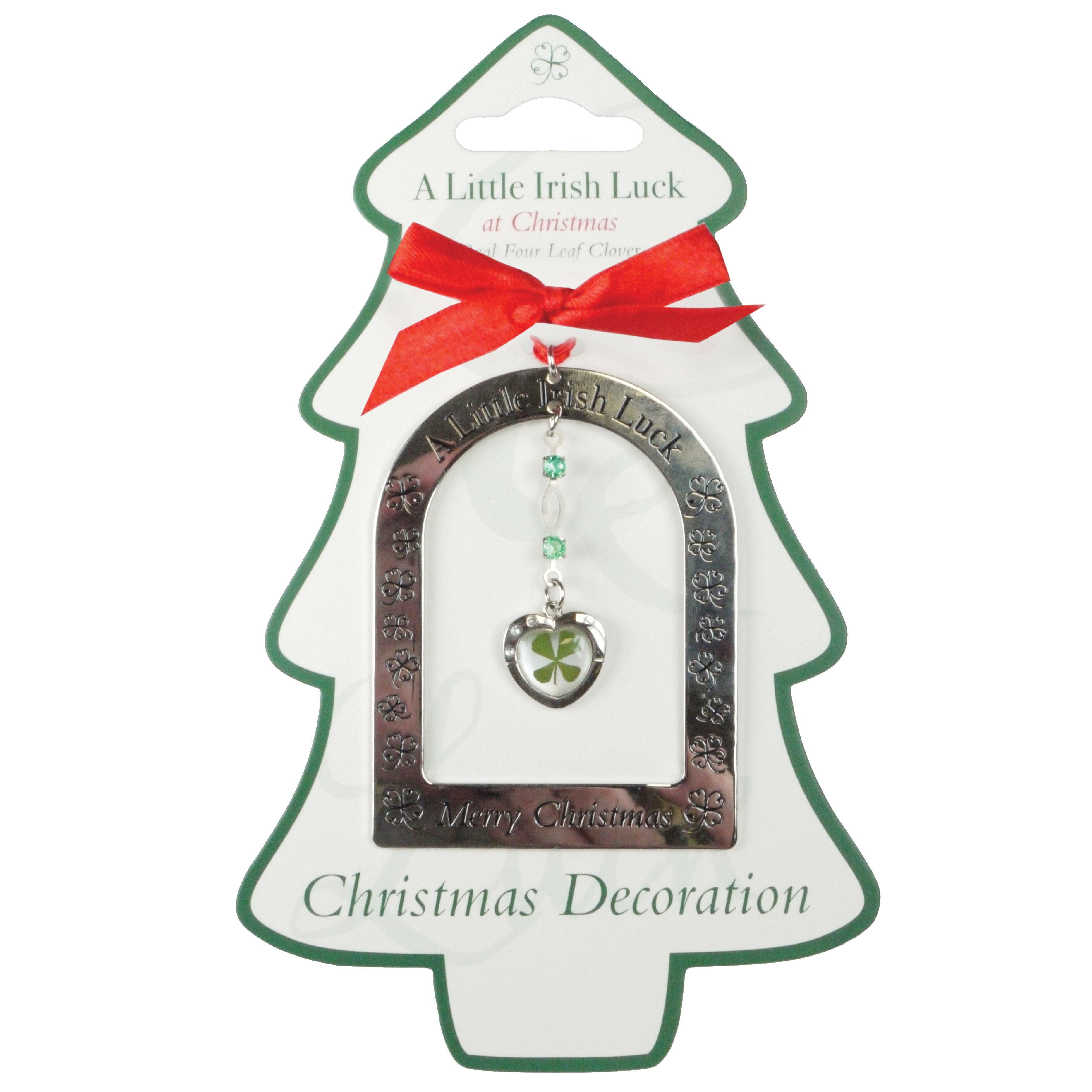4 Leaf Clover Heart Style Christmas Decoration