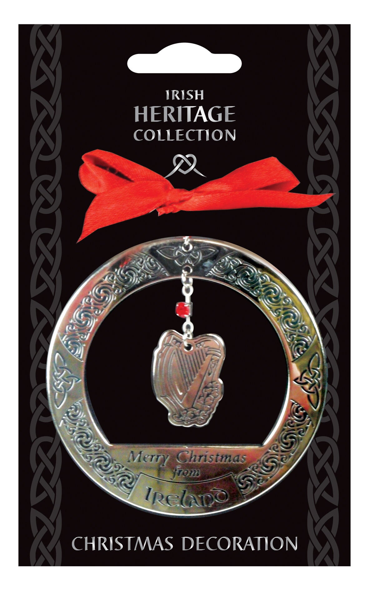 Irish Heritage Christmas Decoration Harp 