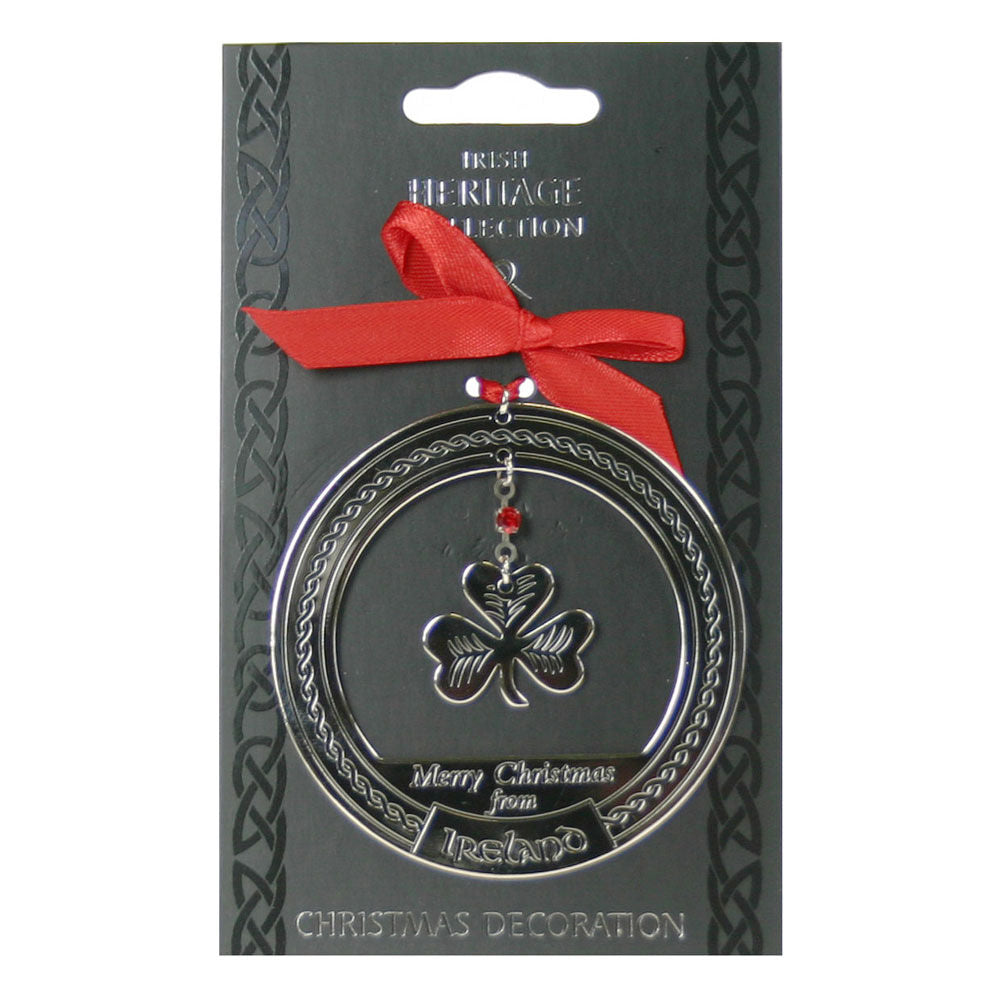 Irish Heritage Christmas Decoration Shamrock 