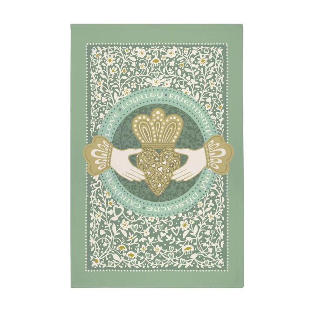 Ulster Weavers Claddagh Cotton Tea Towel