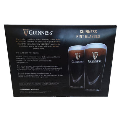 Guinness 2 Pack Pint Glass Set