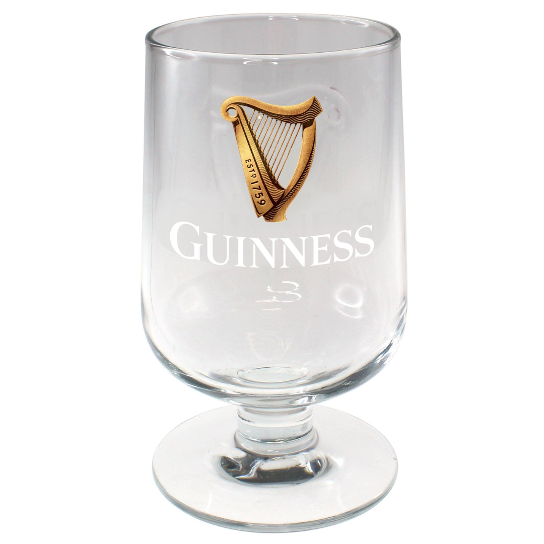 Guinness Embossed Stem Glass