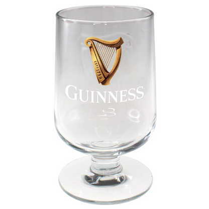 Guinness Embossed Stem Glass