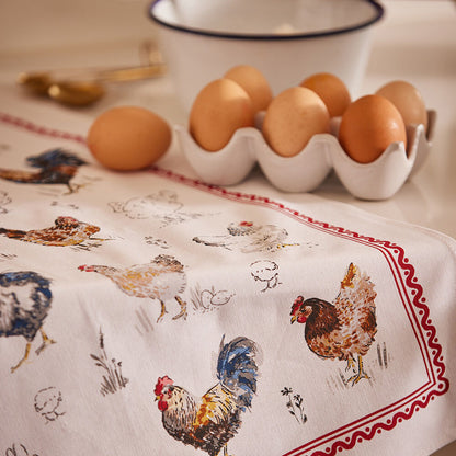 Ulster Weavers Farm Birds Tea Towel