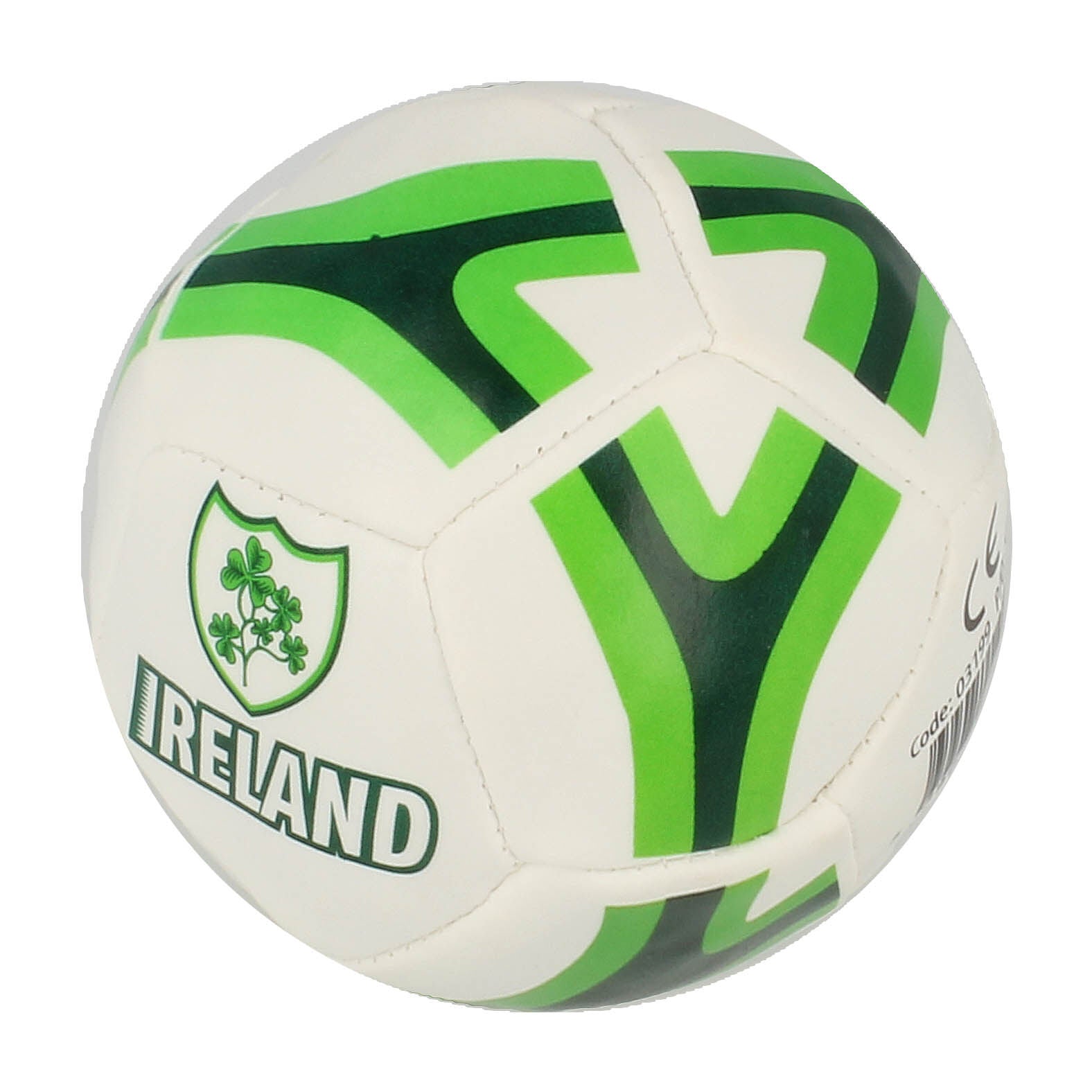 3 Ireland Green & White Kick N Trick Ball 