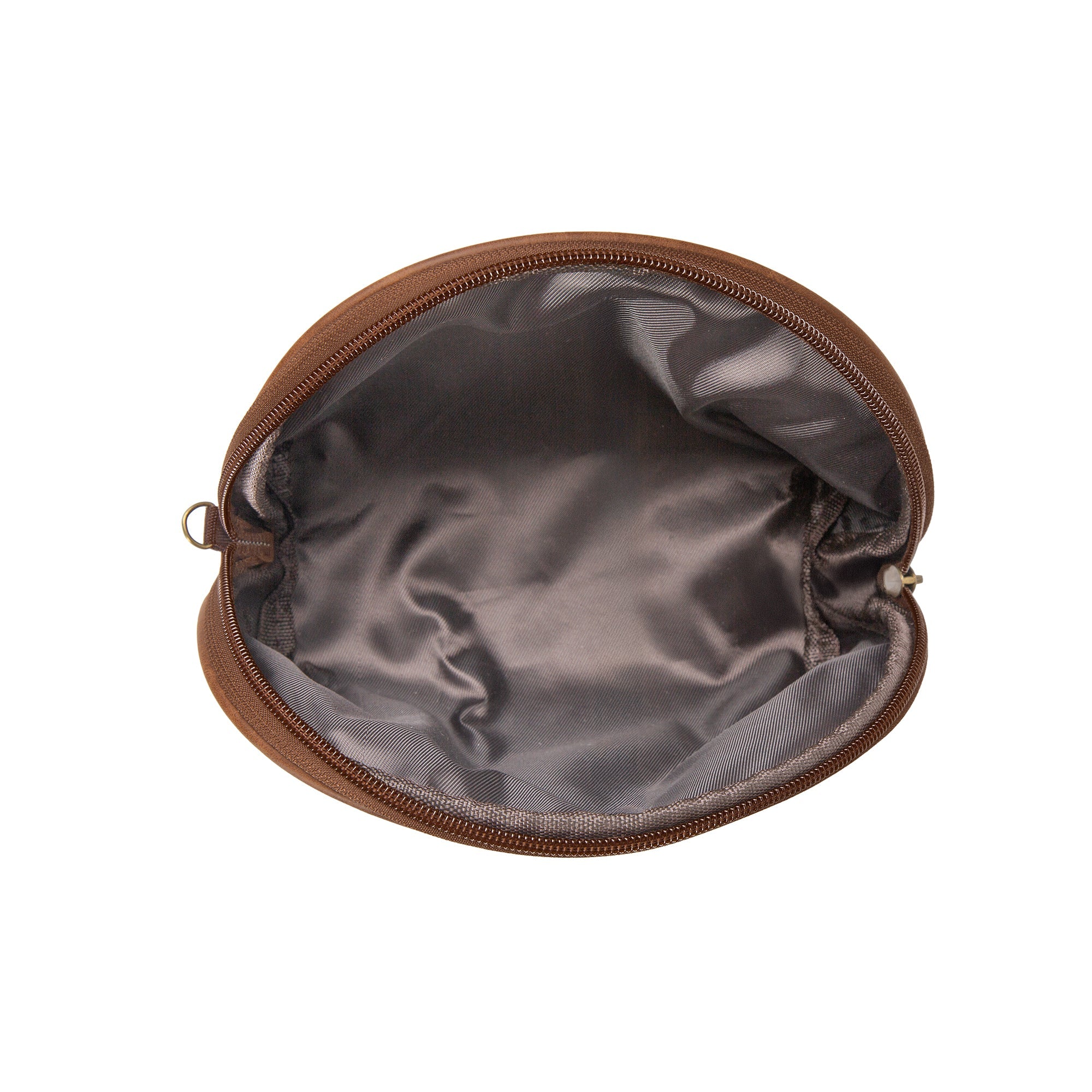 Celtic Crafts Ireland Brown Leather Wash Bag 