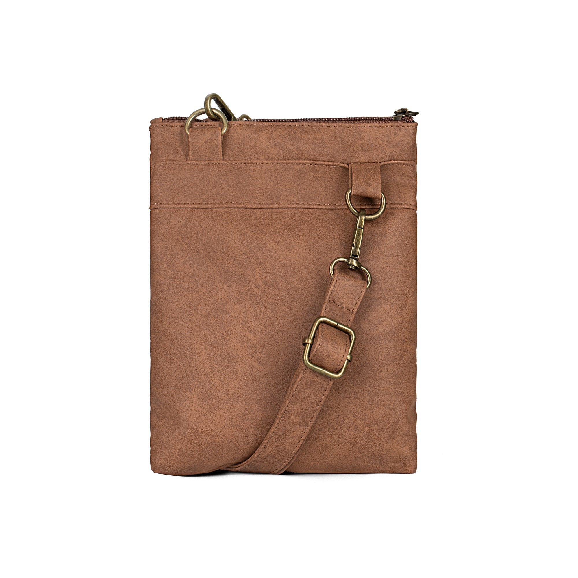 Celtic Crafts Ireland Leather Brown Cross Body Bag 