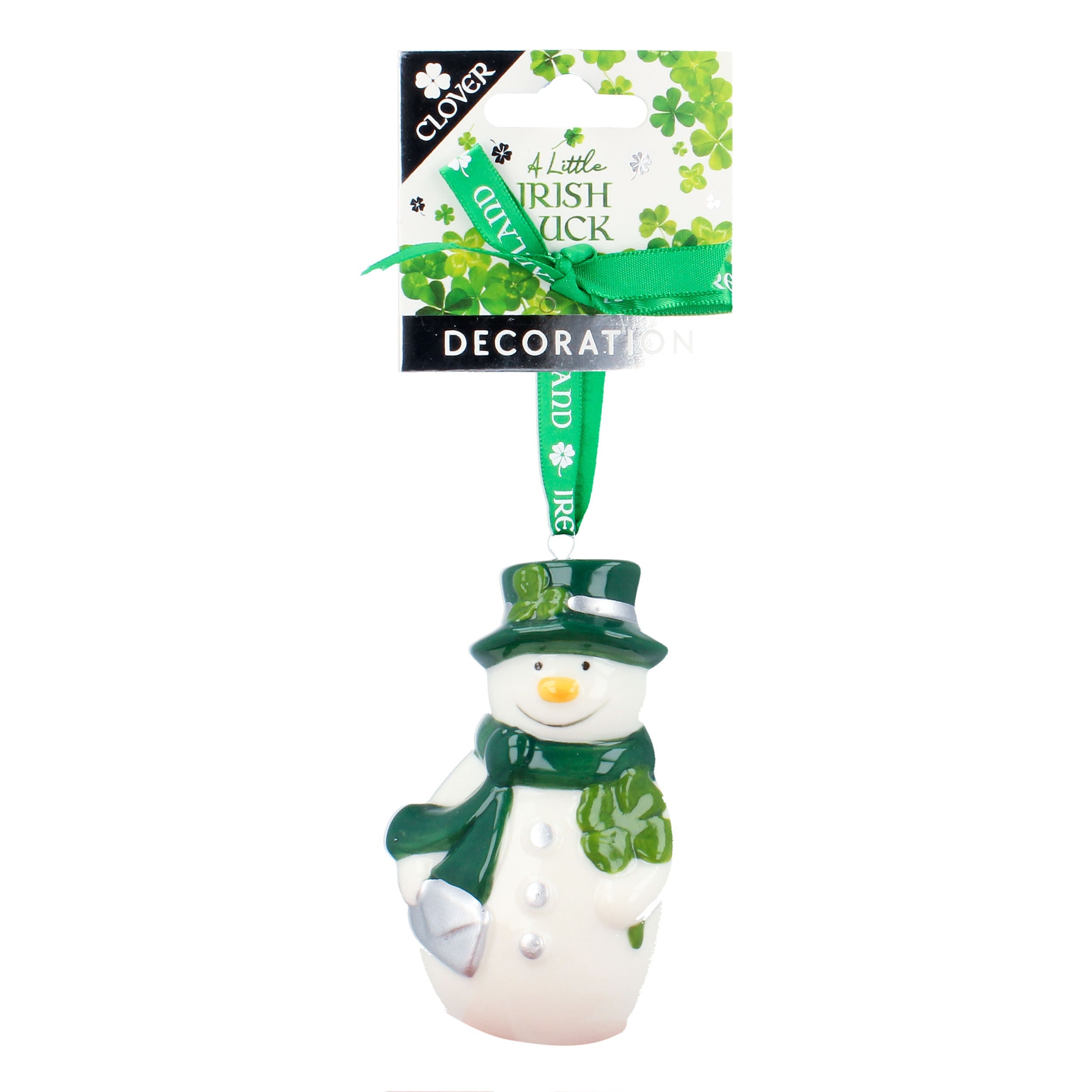 Clover Ceramic Décor Snowman