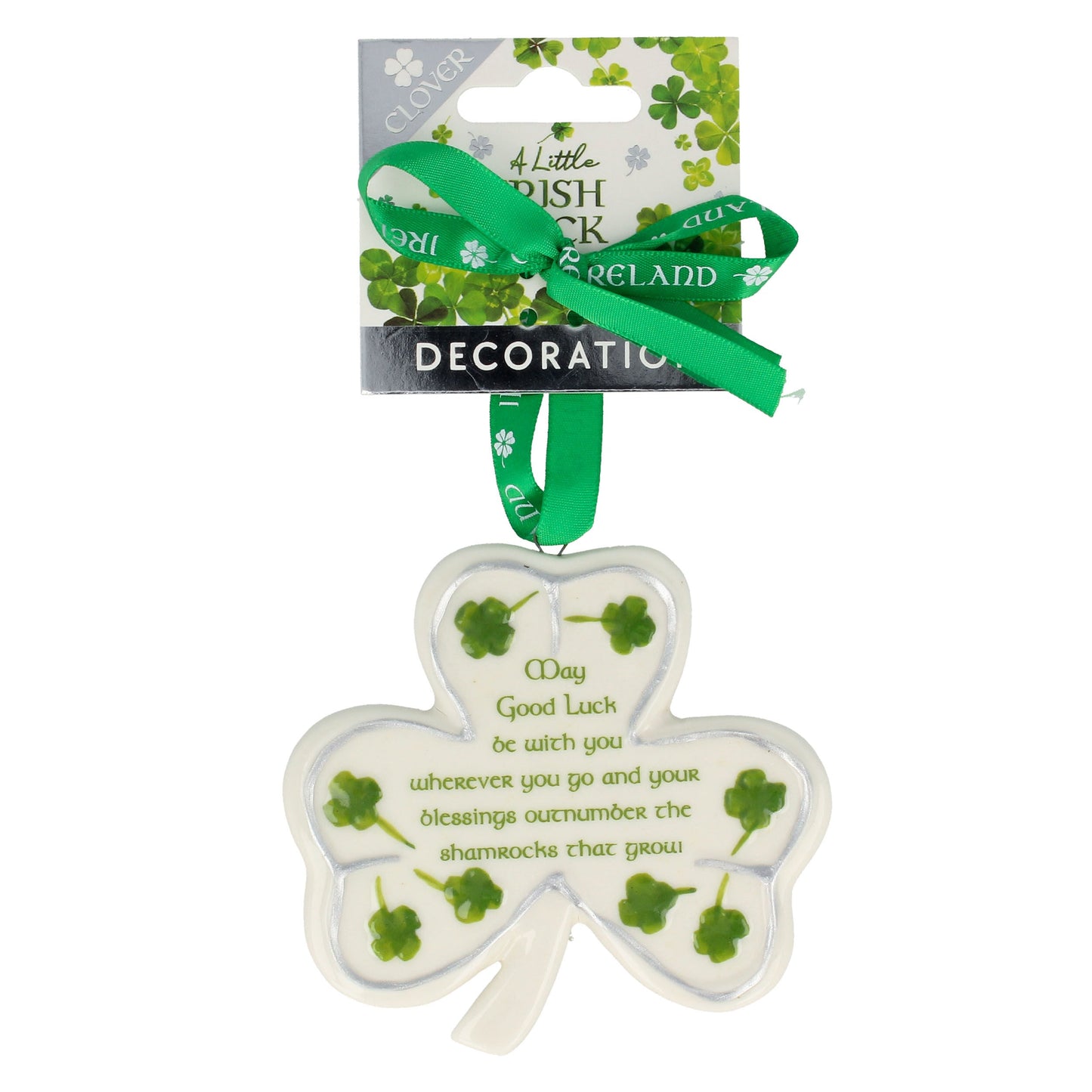 Clover Ceramic Décor Shamrock