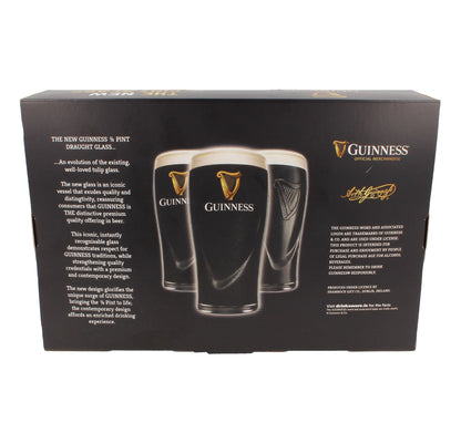 Guinness 2 Pack 1/2 Pint Glass Set