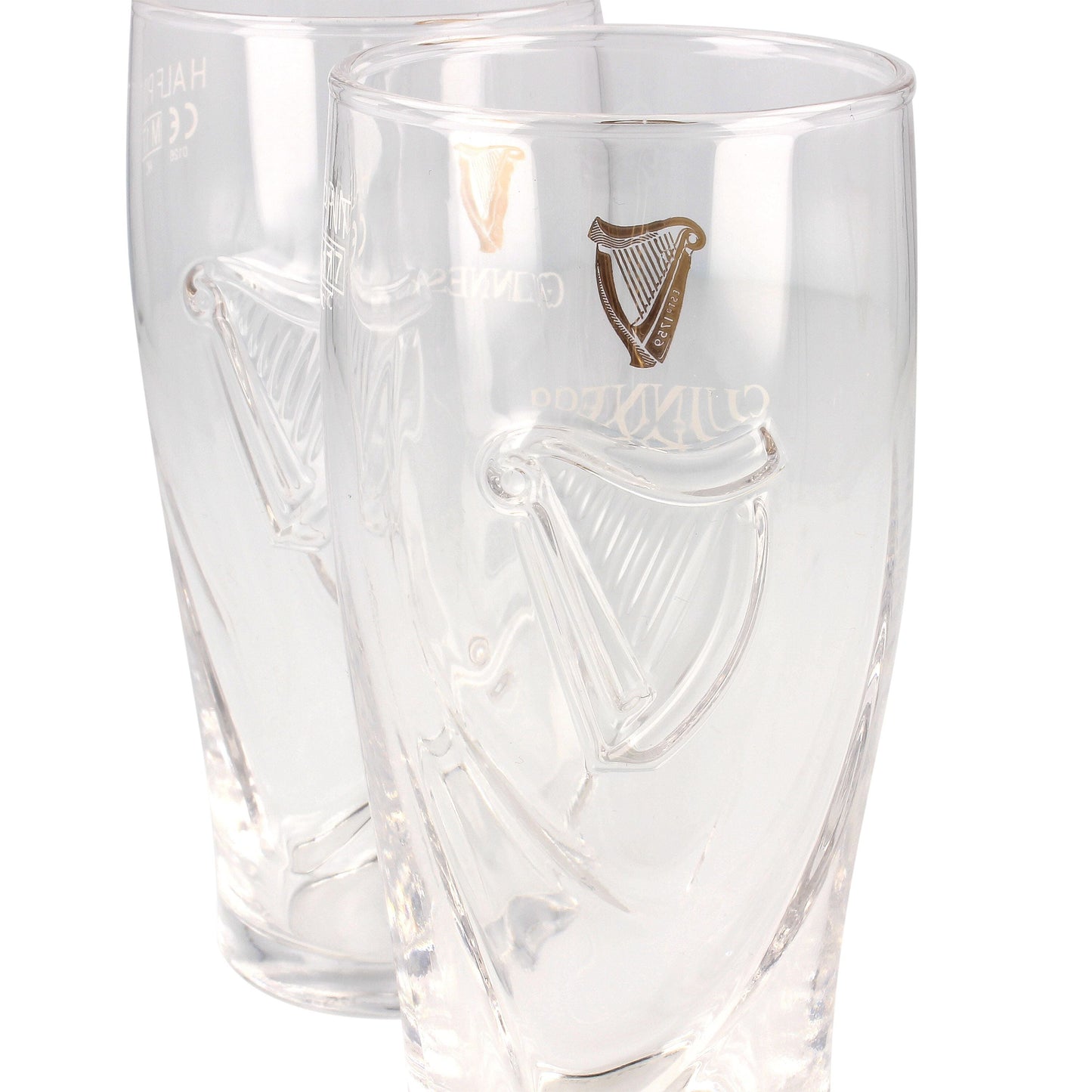 Guinness 2 Pack 1/2 Pint Glass Set