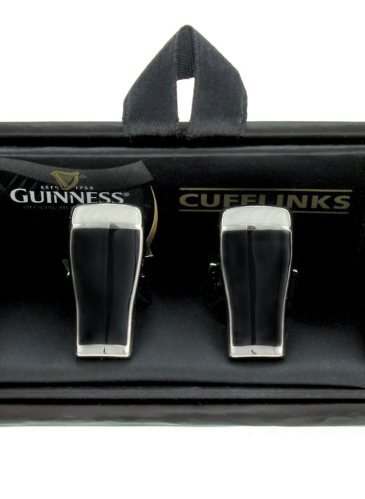 Guinness 3d Cufflinks Pint Design