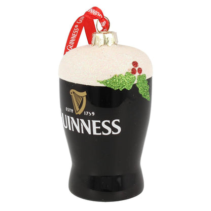 Guinness Christmas Plastic Pint Decoration