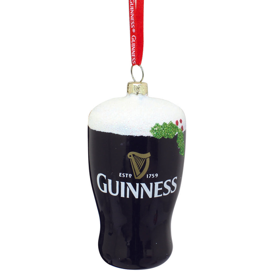 Guinness Christmas Plastic Pint Decoration