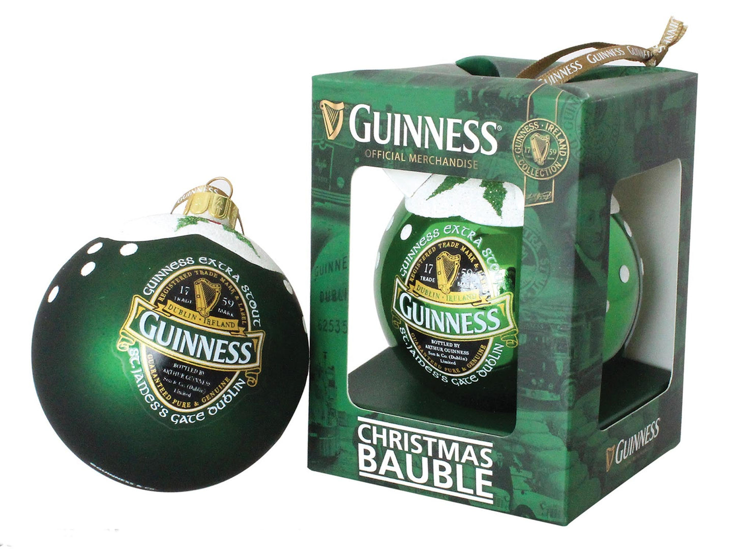Guinness Ireland Glossy Bauble