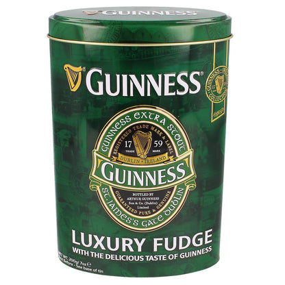Guinness Ireland Collection Luxury Fudge In Oval Shaped Tin 200g