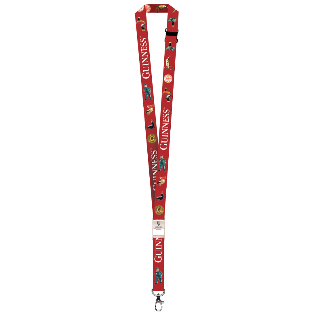 Guinness Gilroy Lanyard Red