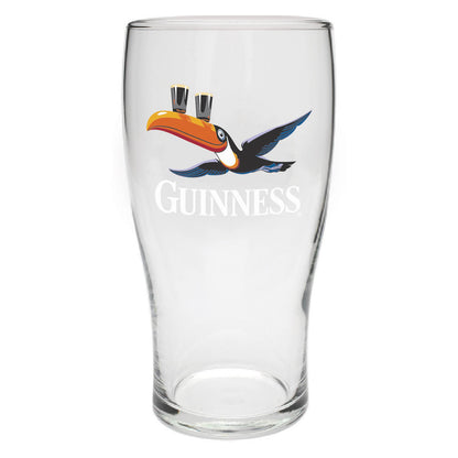 Guinness Flying Toucan 20oz Pint Glass