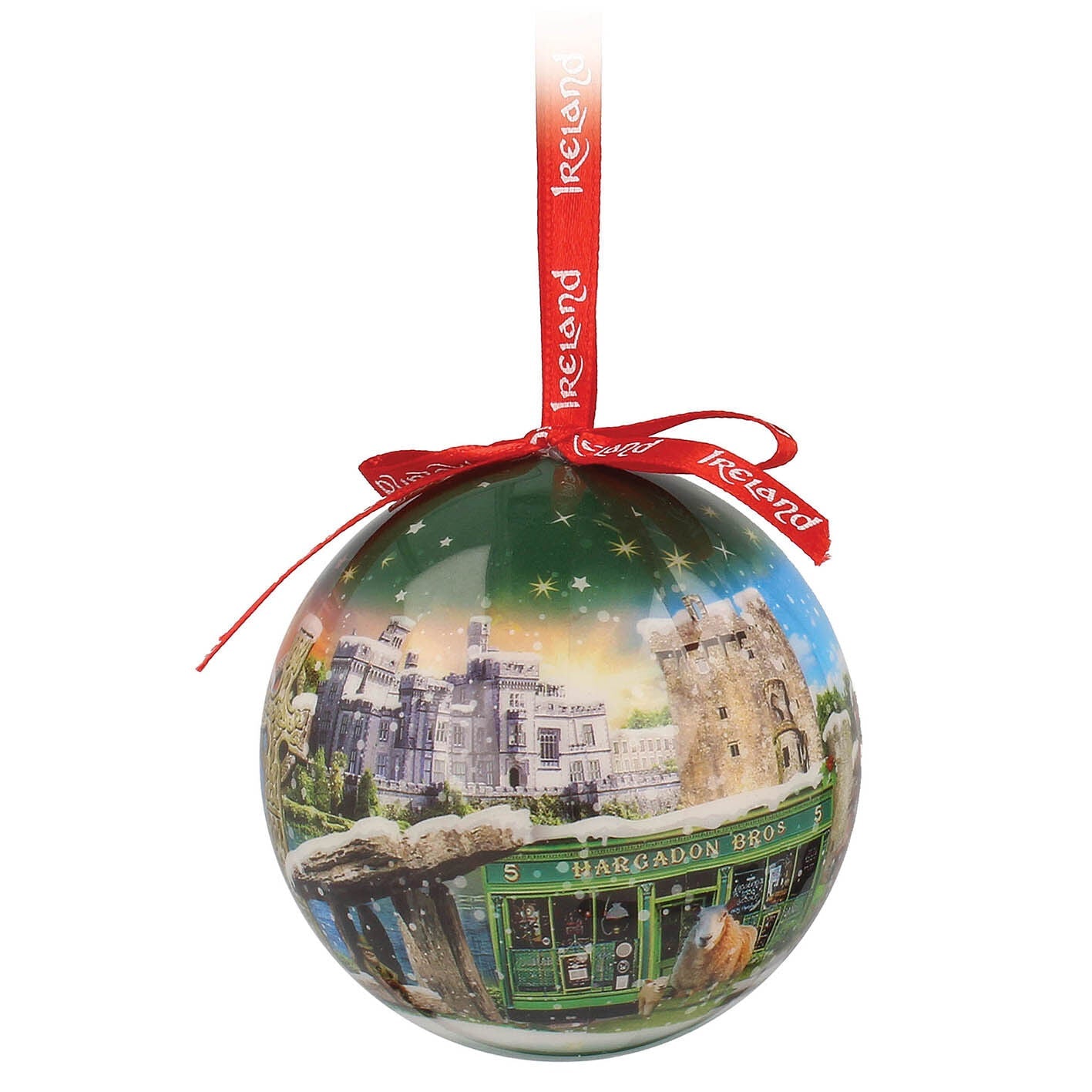 Ireland Montage Bauble With Famous Irish Landmark Design