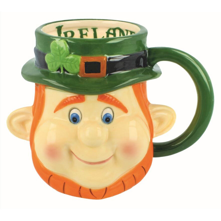 Mcmurfy The Leprechaun Head Mug