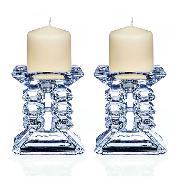 Ziggy Pillar Candleholder Set