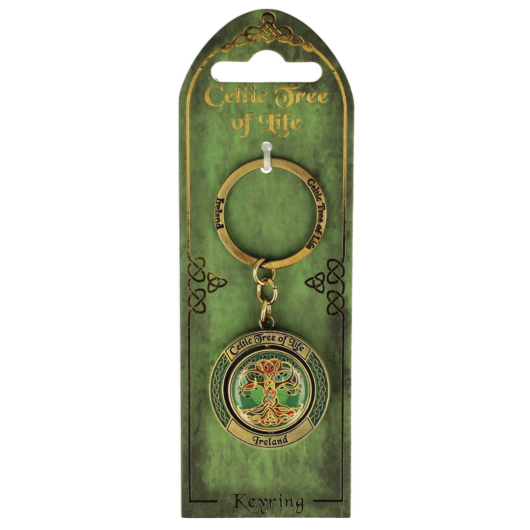 Tree Of Life Spinner Keyring