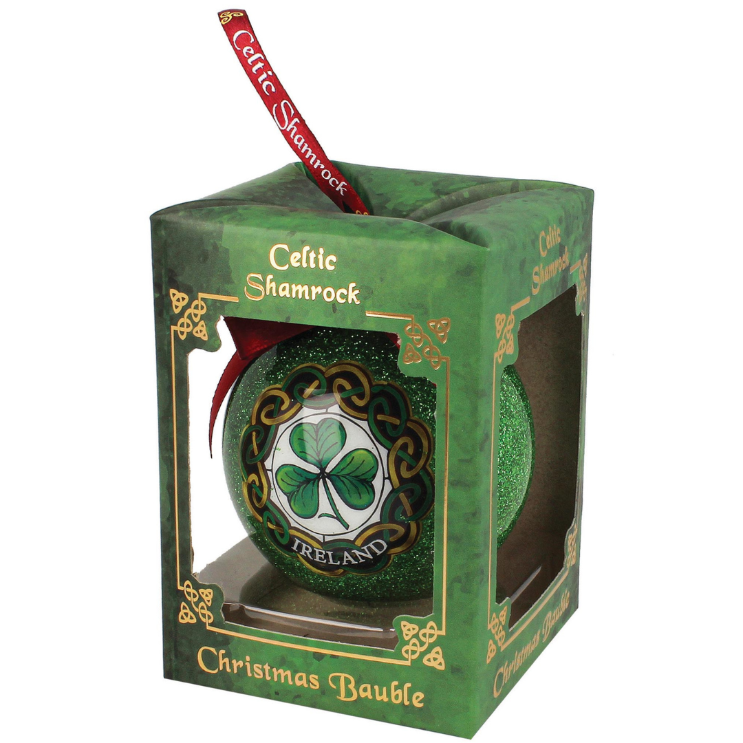 Shamrock Christmas Bauble 