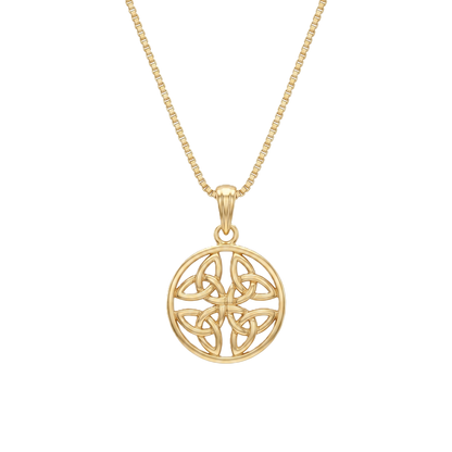 Quad Trinity Gold Vermeil Pendant