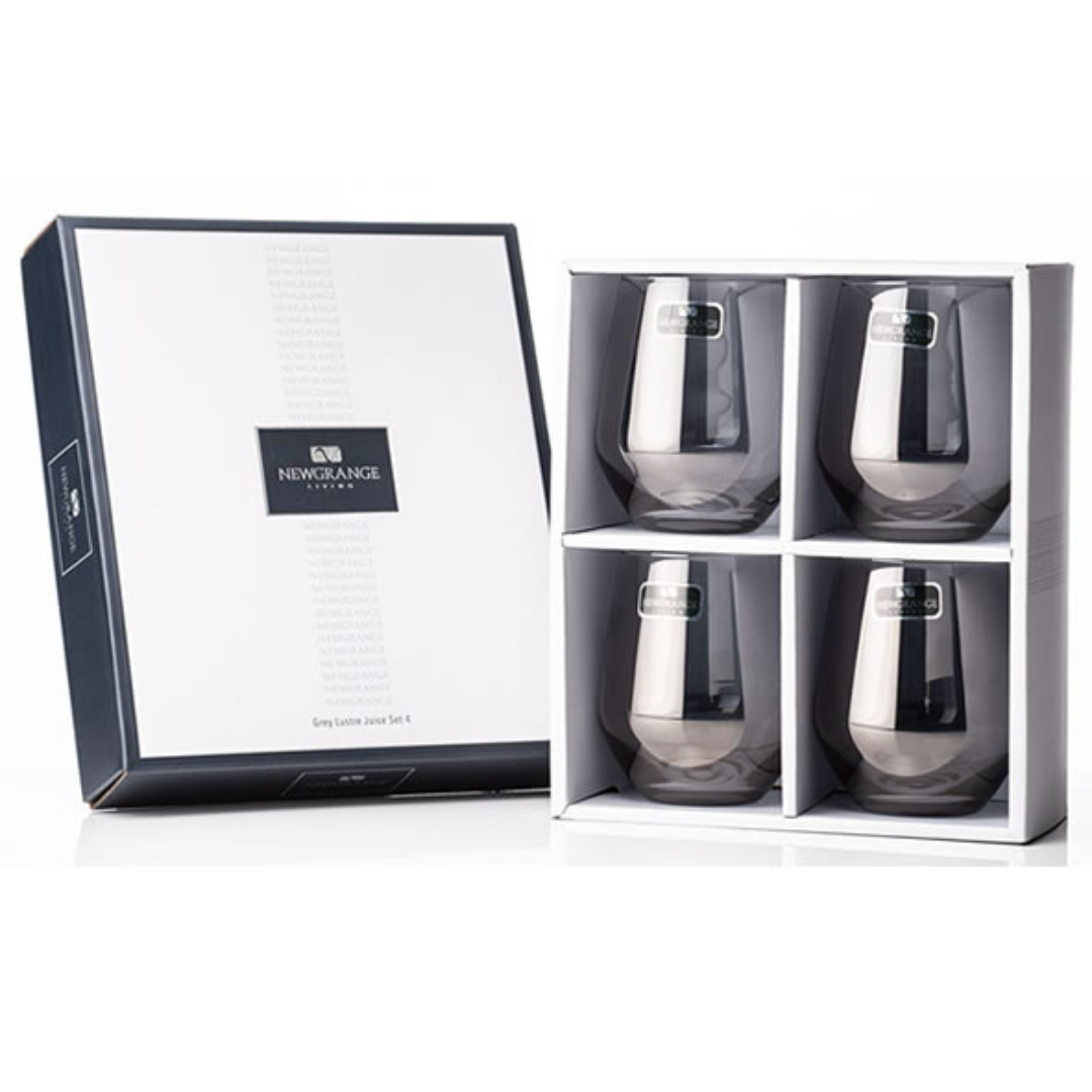 Grey Lustre Juice Glassset Of 4 