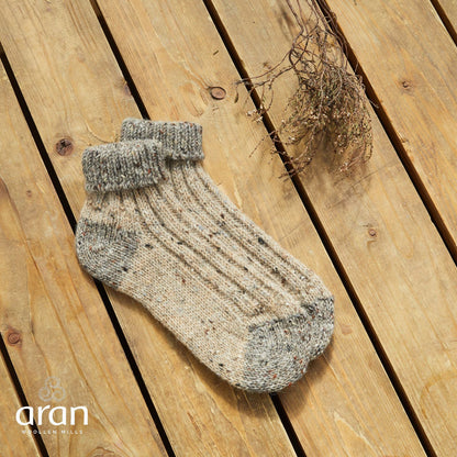 Adults Turn Down Ankle Sock Oat