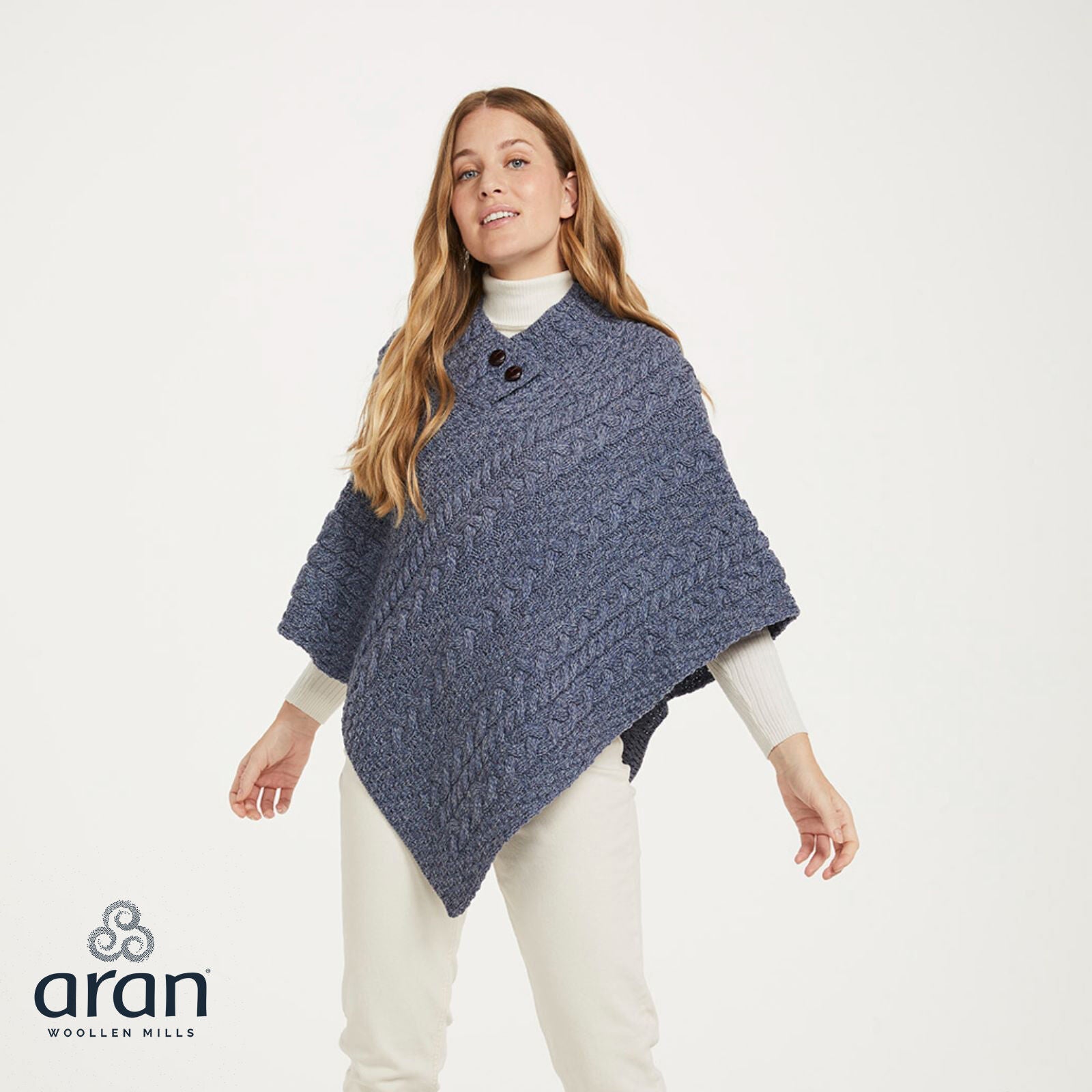 Ladies Poncho Denim 