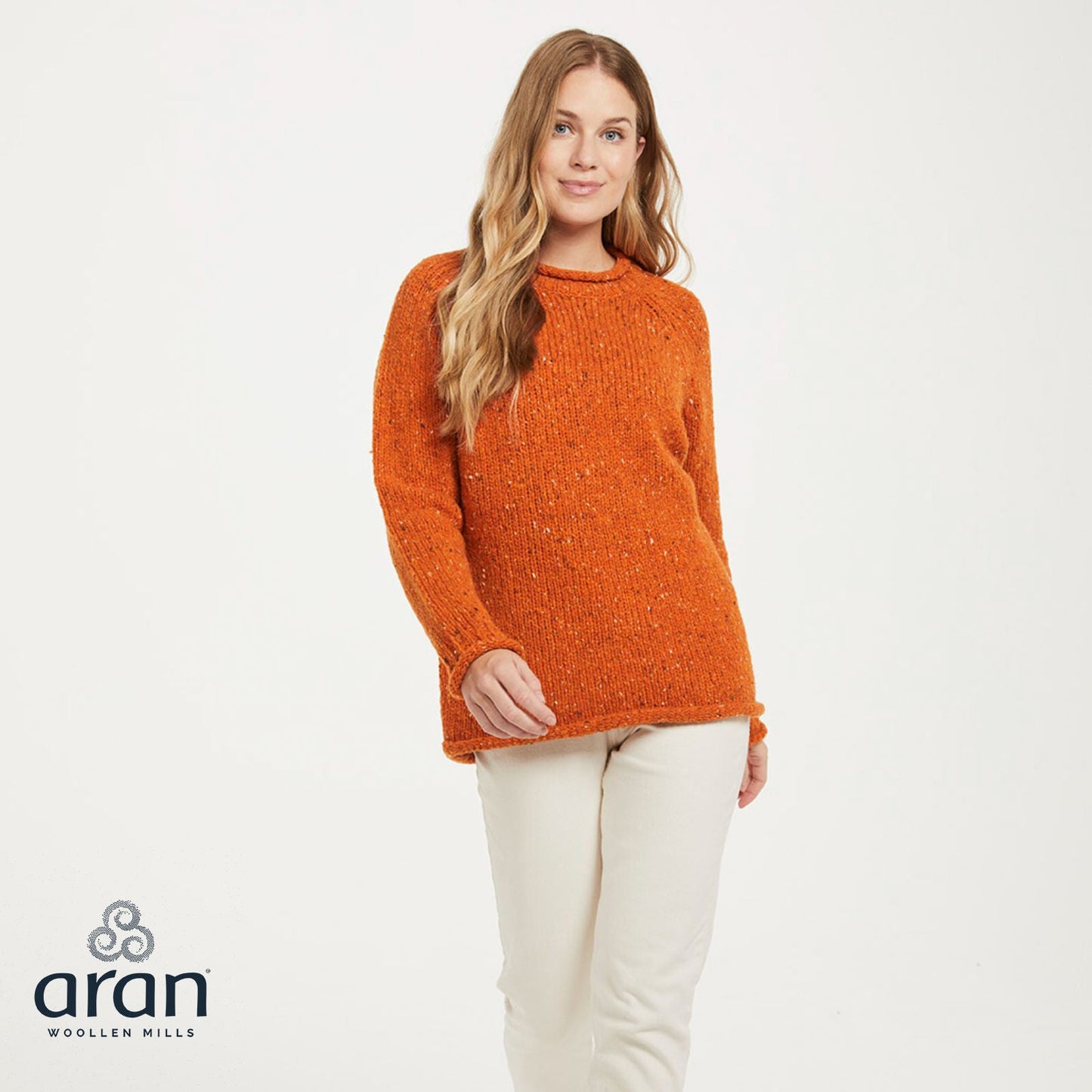 Aran Woollen Mills Ladies Raglan Sweater