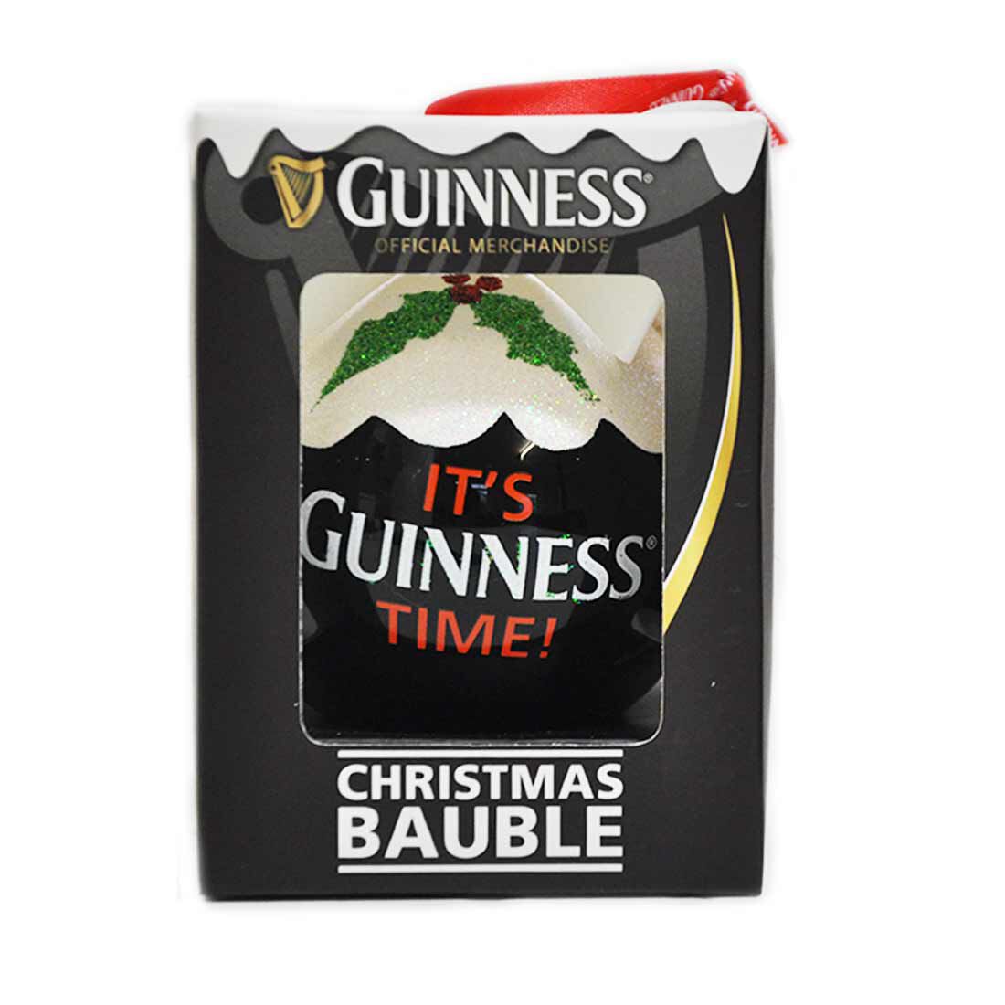 Guinness Snow White Top Bauble