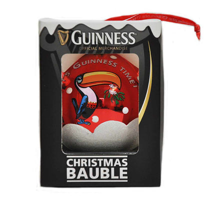 Guinness Christmas Toucan Bauble Red