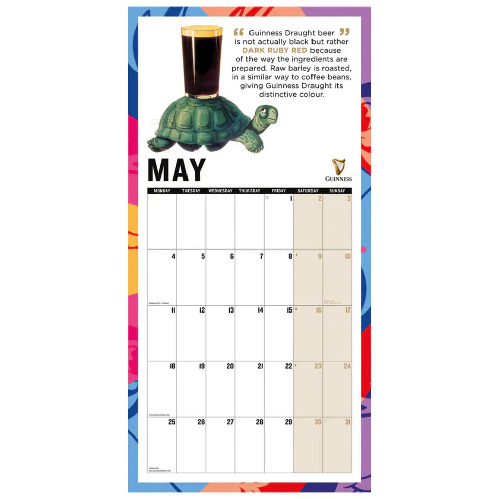 Guinness Wall Calendar 2026