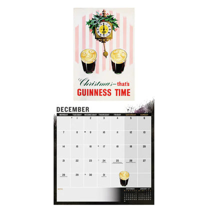 Guinness Poster Art Wall Calendar 2026