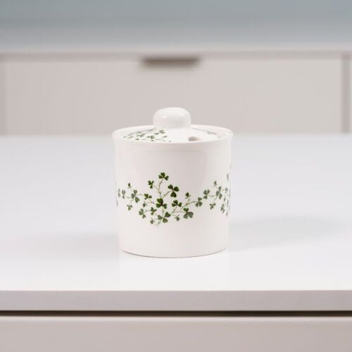 Shamrock Covered Sugar Bowl 