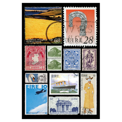 The Irish Stamp Beautifully Illustrated Vintage 1000 Pieces Jigsaw Puzzle