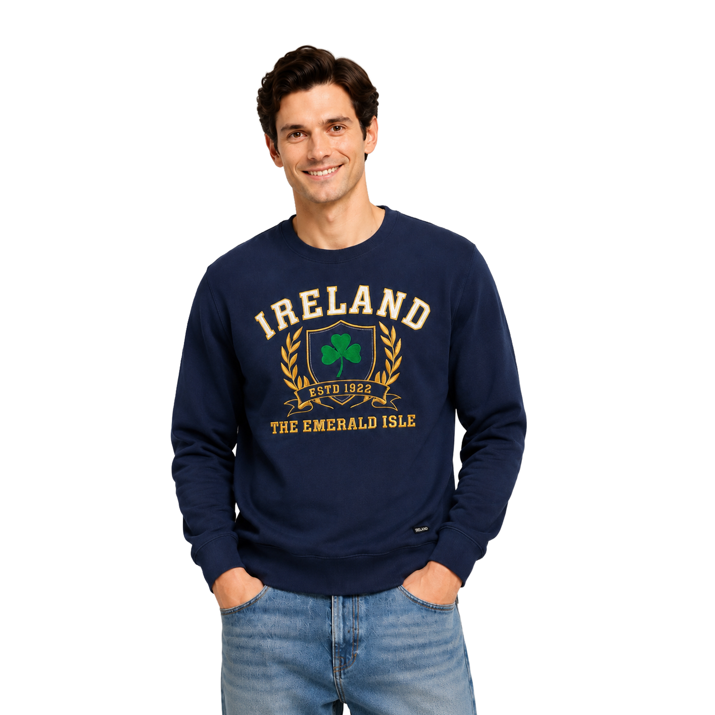 Ireland Celtic Lucky Navy Unisex Sweatshirt