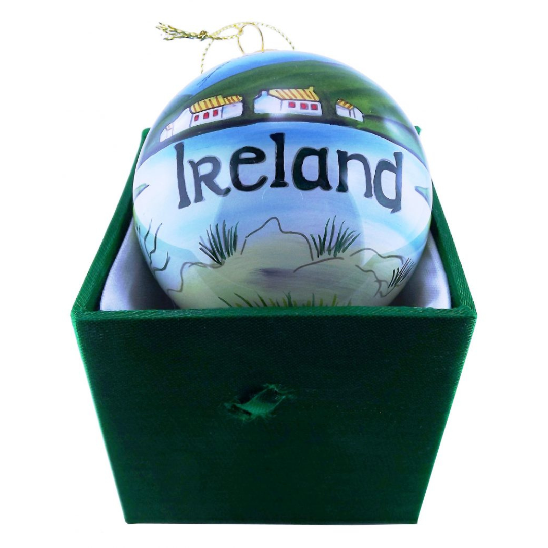 Irish Coastal Scene Christmas Bauble