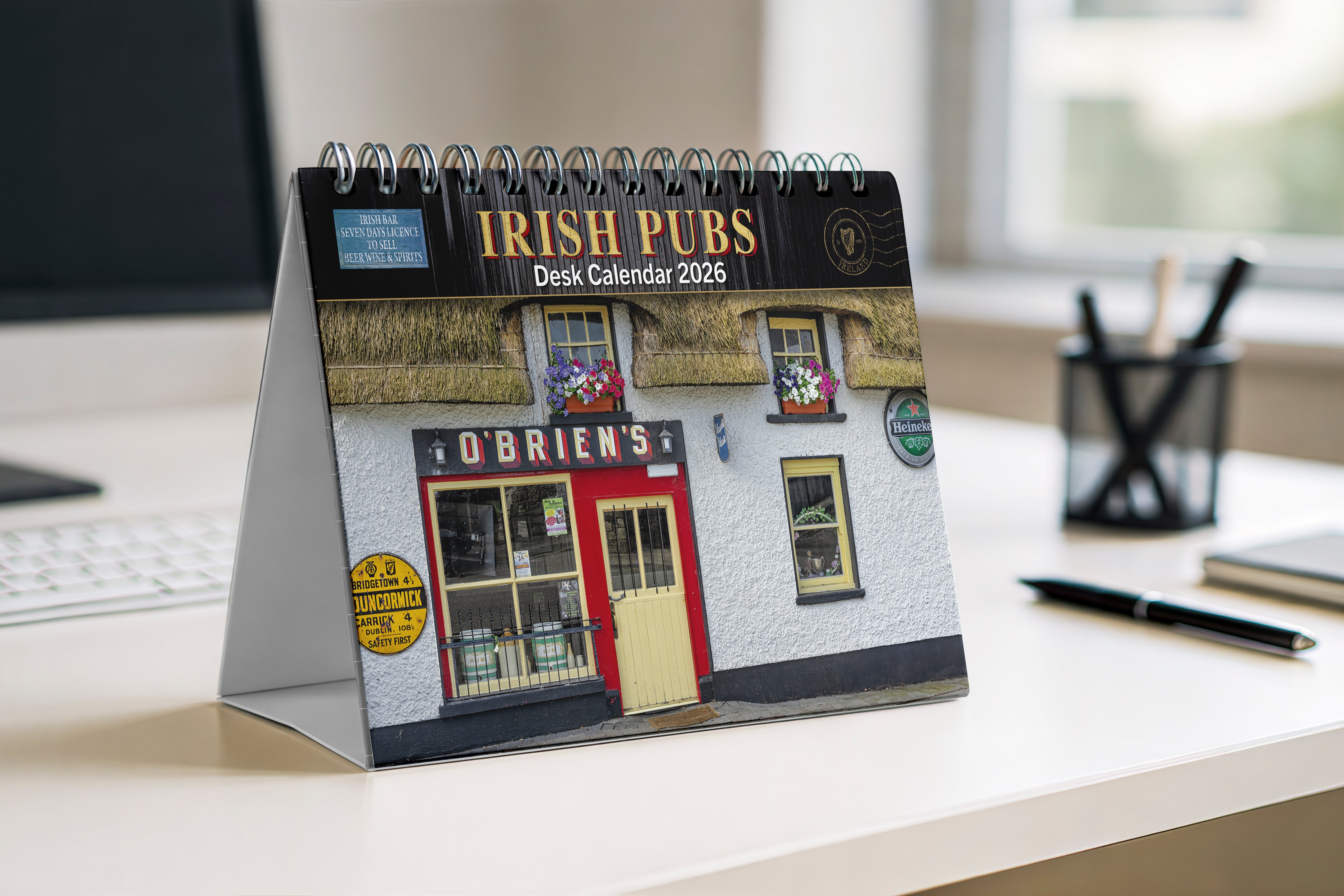 Irish Pubs Desk Calendar 