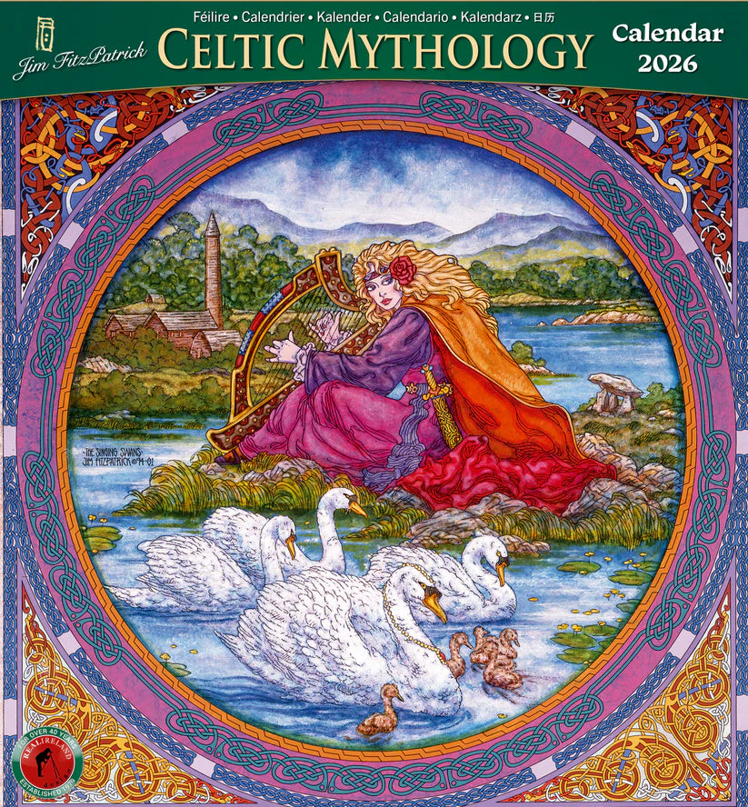 Celtic Mythology Large Calendar 2026