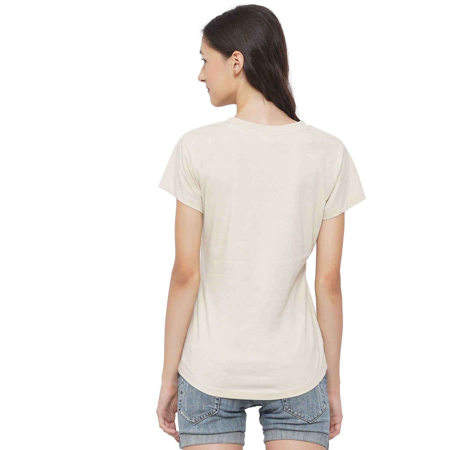 Ladies Ireland Republic Logo T-Shirt Beige 