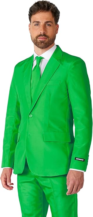St. Patrick's Day Green Shamrock Suit 