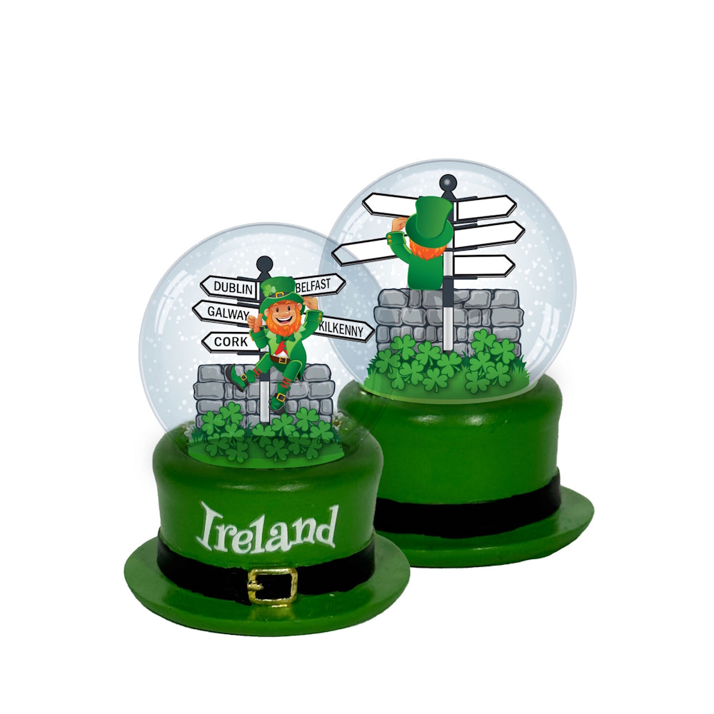 Leprechaun Signpost Hat Base 45mm Resin Snowglobe 