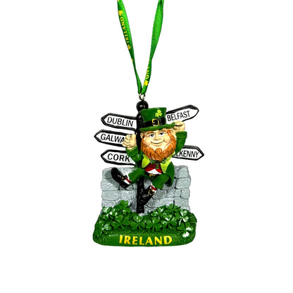 Leprechaun And Signpost Decoration