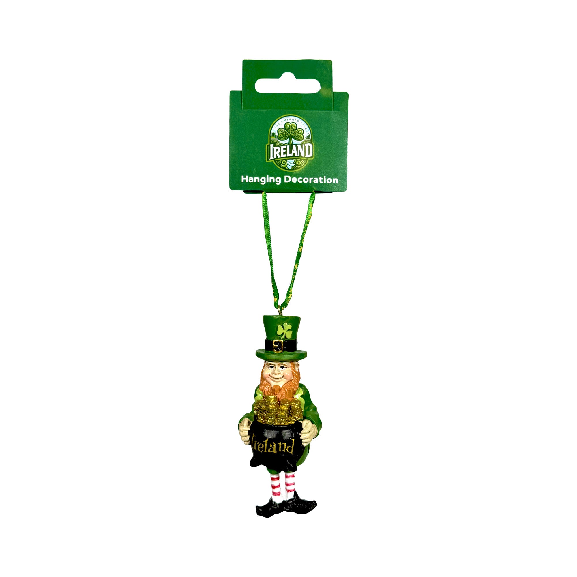 Leprechaun Spring Body Pot Of Gold Decoration 