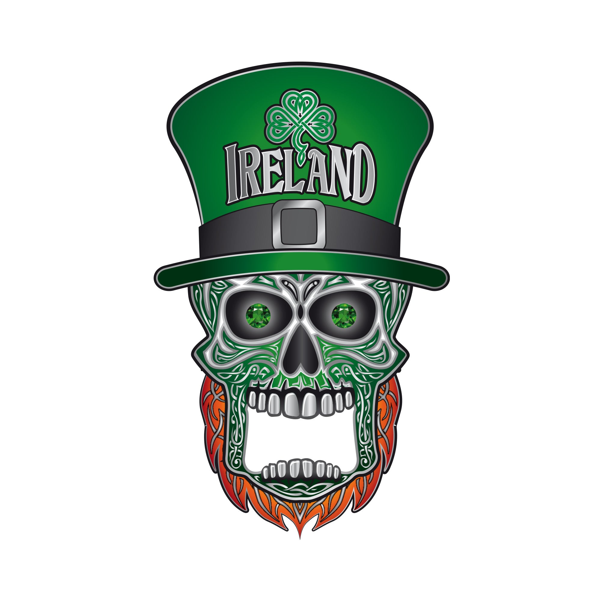 Leprechaun Skull Magnetic Bottle Opener