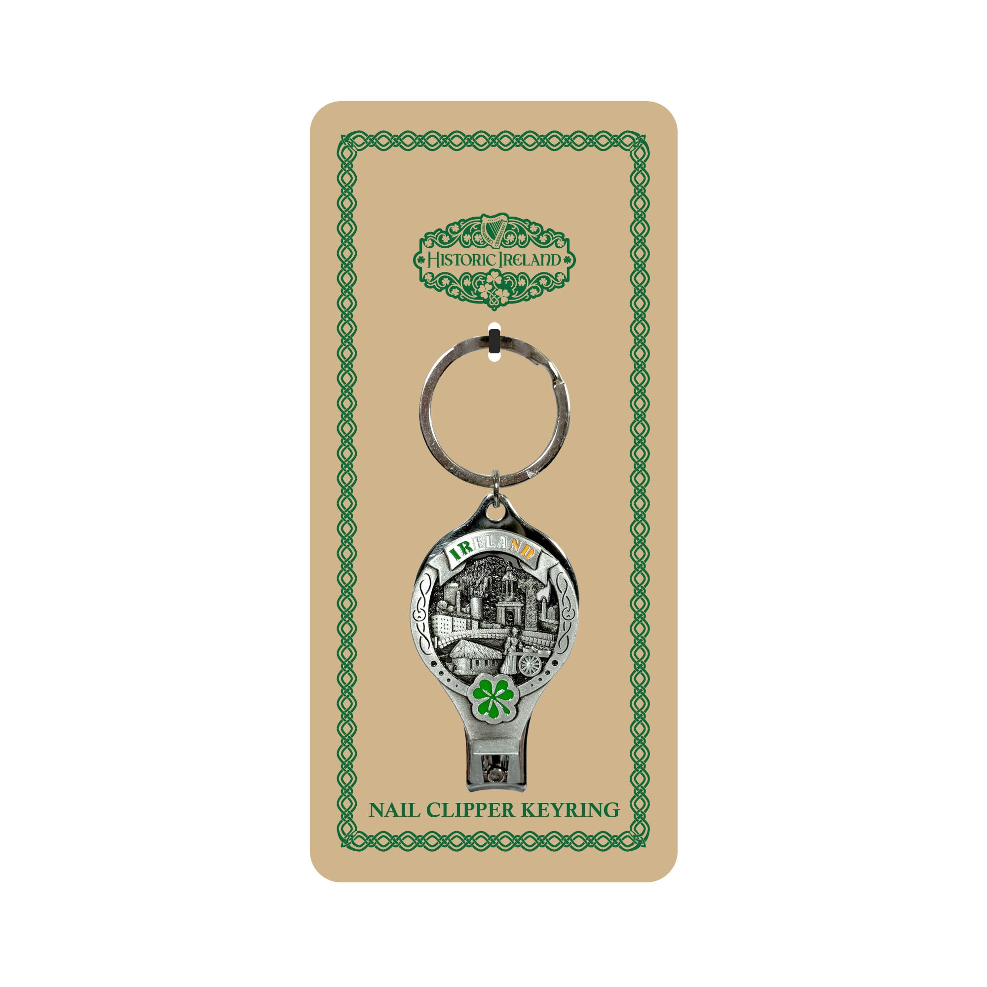 Ireland Nail Clipper Keyring 