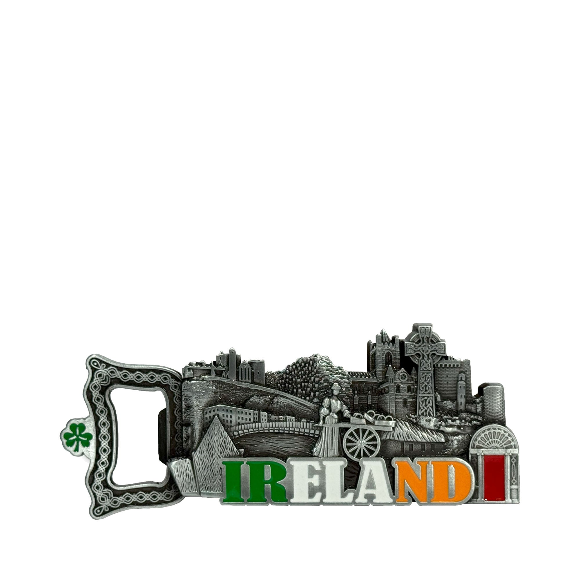 Ireland Skyline Magnetic Bottle Opener